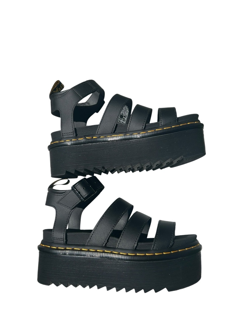 Dr. Martens Black Platform Gladiator Sandals - Picture 2 of 6